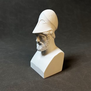 伯里克利将军古希腊人物雕像艺术石膏雕塑桌面书架酒柜装 饰摆件