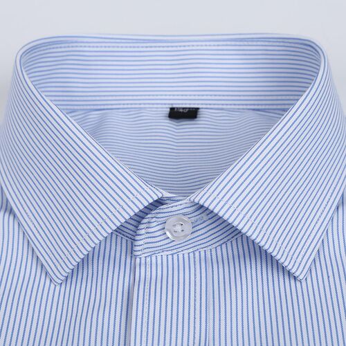 Plus Size S to 8xl formal shirts for men striped long sleeve