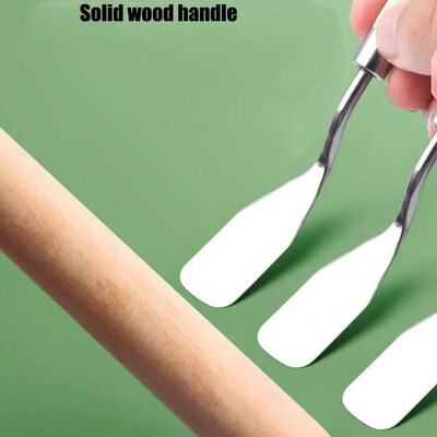 Paint Oil Painting Scraper Stainless Steel Flat Point Paint