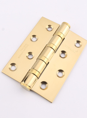 依佰利pvd亮金色合页寸灰黑色不锈钢静音黄古铜合页室内房门铰链