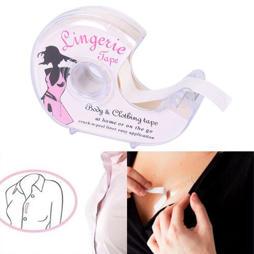 1PCS Waterproof Tape Body Clothing Clear Bra Strip  Fashion