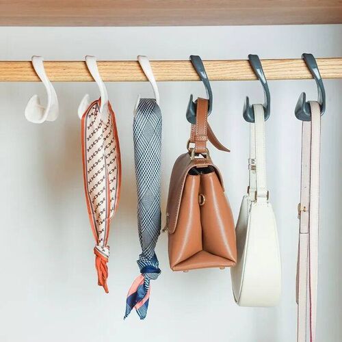 3-20pcs Widen Plastics Hanger Connection Hook Stackable Spac