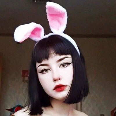 Cute Fluffy Rabbit Ears Hairbands for Women Halloween Easter