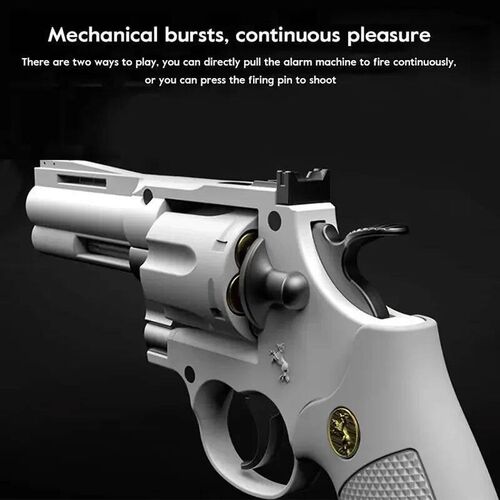 ZP5 Revolver Soft Bullet Gun 357 Simulated Ejection Toy Pist