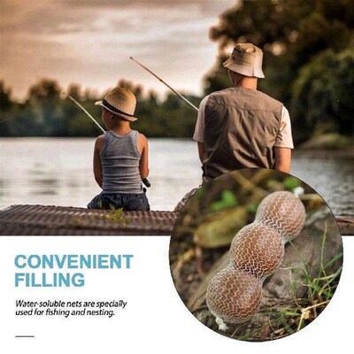 5M PVA 37mm Wide Mesh Refill Carp Fishing Stocking Boilie