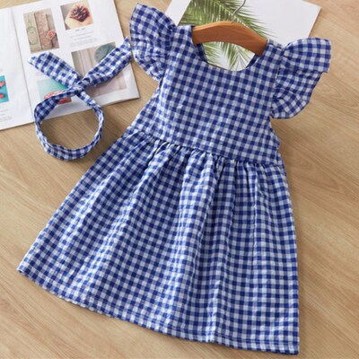 Hot 2023 New Summer Dress Toddler Kids Baby Girls Lovely Bir