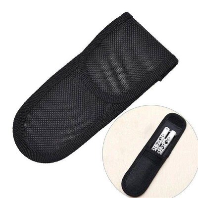 1Pcs Black Nylon Knife Sheath Bag For Folding Knife Tool
