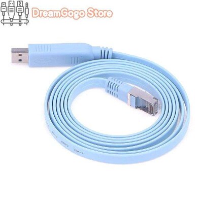 1.8M USB To RJ45 USB To RS232 Serial To RJ45 CAT5 Console