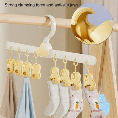 Sock Drying Rack Baby Clothes Socks Hanger Space Saving