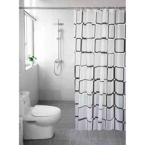 Bathroom Shower Curtains Waterproof Bath Curtain PEVA Modern