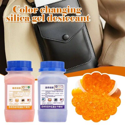 500g Waterproof Moisture Absorber with Packaging Bule Orange