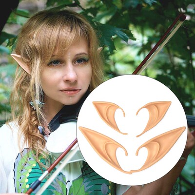 Halloween christmas 1 Pair Elf Cosplay Pointed Ear Fake Ears