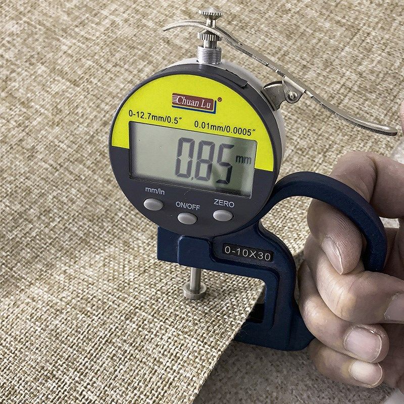 1.8米宽粗麻布色织棉麻面料软包箱包装饰布抱枕靠垫沙发坐垫布料