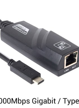 1000Mbps Type-c USB-C To RJ45 Gigabit Ethernet LAN Network
