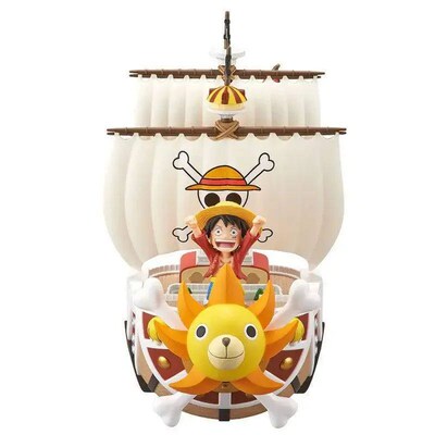 One Piece Ship Figure Luffy Model Toy Peripheral Super Cute