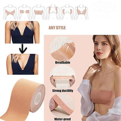 5m Body Invisible Bra Boob Tape Nipple Cover Breast Lift Pus