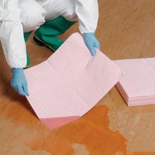 耐酸碱防腐蚀吸附棉吸油垫 51CM 纽匹格MT 防化吸收棉38