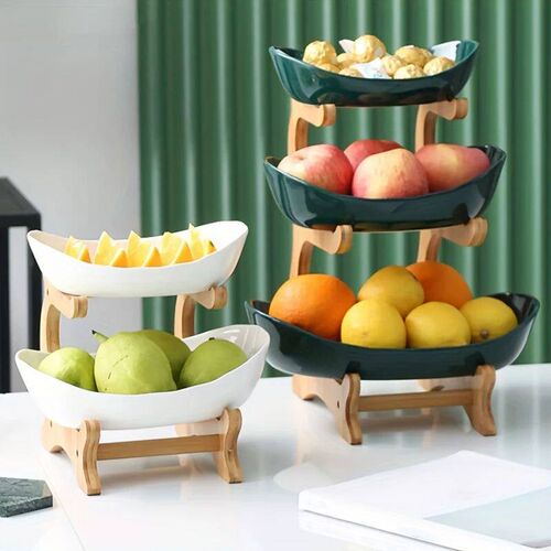 Table Plates Dinnerware Kitchen Fruit Bowl with Floors Parti