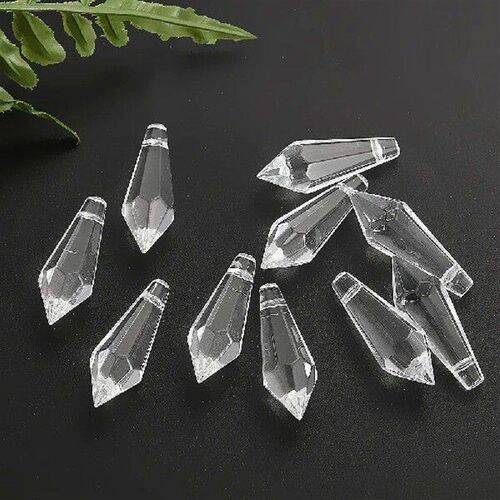 Muy Bien 5PCS Icicle Crystal Prism Chandelier Crystal