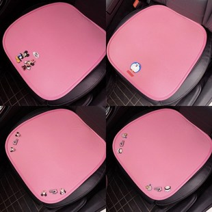 卡通汽车坐垫夏季 通用后排三件座垫 冰丝凉垫单片单个屁屁垫四季