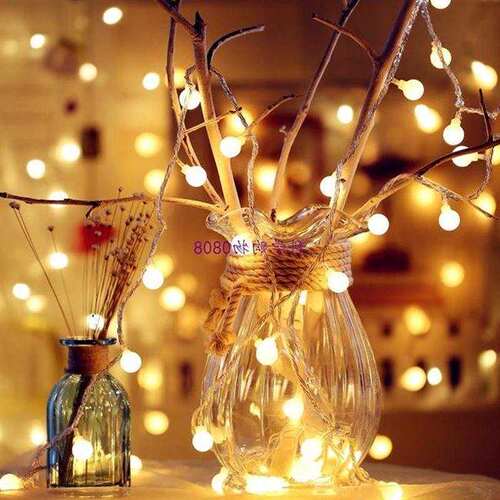 2021 Holiday Light Chain Ball LED String Lighting 3M 6M USB