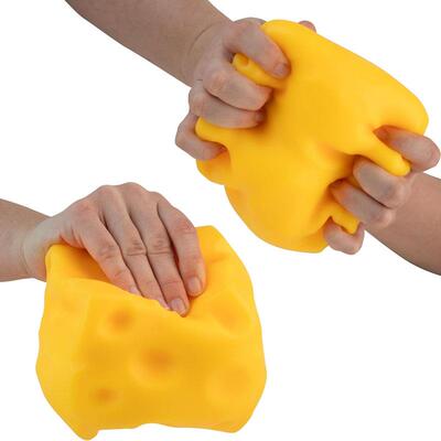 Easy Squeeze Squishy Extra Soft big Block Cheese Squishy toy