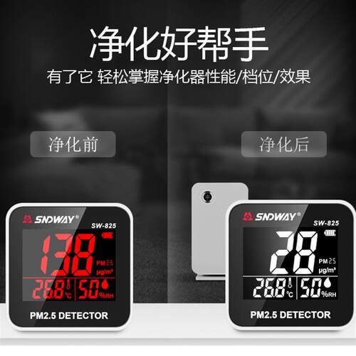SW825 air quality detector desktop PM2.5空气质量检测仪台式