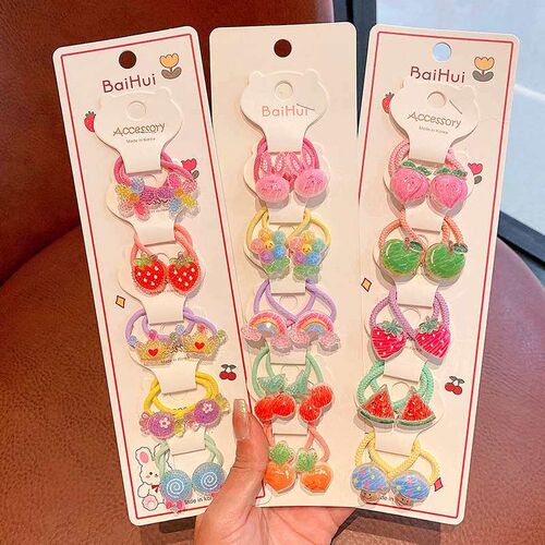 Ba Cute Super Cute Rubber Band Girls High Elastic Hair Tie
