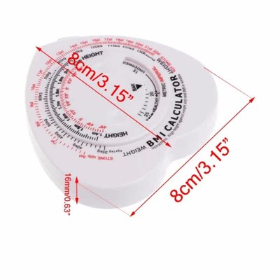Heart BMI Body Mass Index Tape Measure Calculator Body Muscl