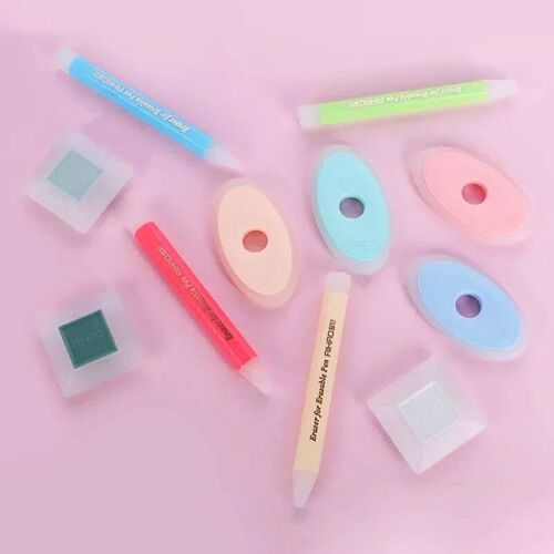 Creative Neutral Erasable Pen Special Rubber Color Oval/love