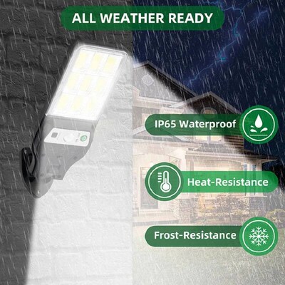 2025 350000LM Outdoor Solar Lights Motion Sensor Solar Water