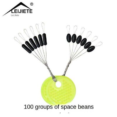 600pcs(100 Groups) Line Tackle Accessories Fishing Bobber