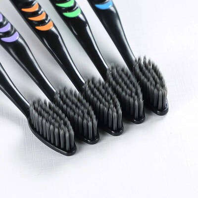 Cross Border Jianpai Soft Bristle Toothbrush Adult Bamboo Ch