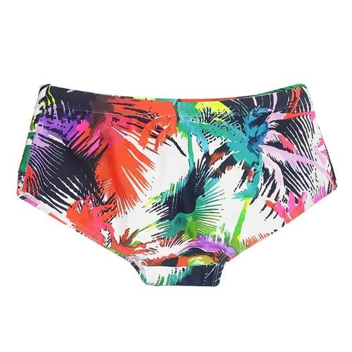 Men Swimwear Palm Multicolor Swimming Trunks Briefs Bikini B