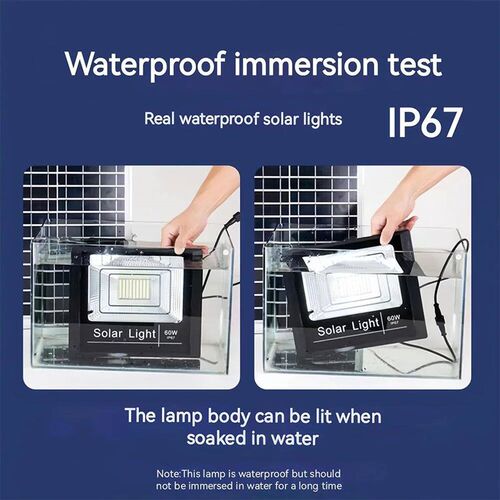 30W 25W 1000mAh Solar Flood Lights Remote Control Powered Sp