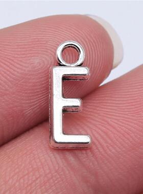 26pcs 16mm Alphabet A-Z Letters Charm Antique Silver Plated