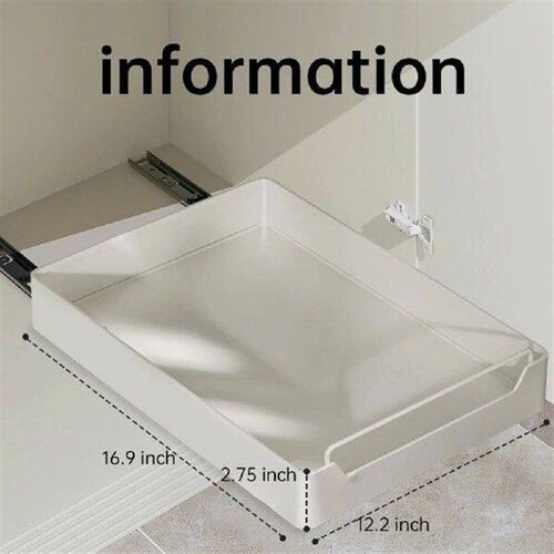 Pull Out Cabinet Organizer Fixed With Damping Guide