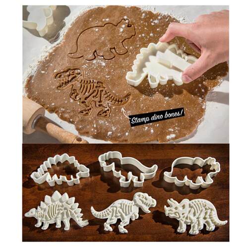 3D Dinosaur Cookie Cutters Mold Dinosaur Biscuit Embossing M