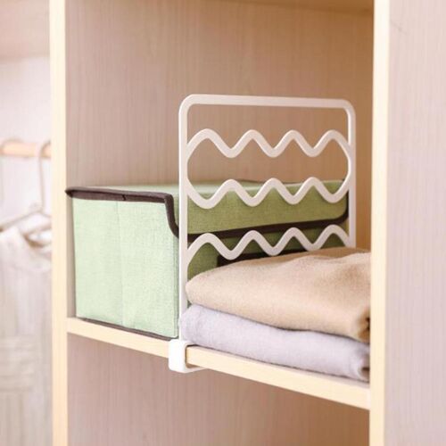 Plastic Shelf Divider Closet Clothes Divider Organiser Wardr