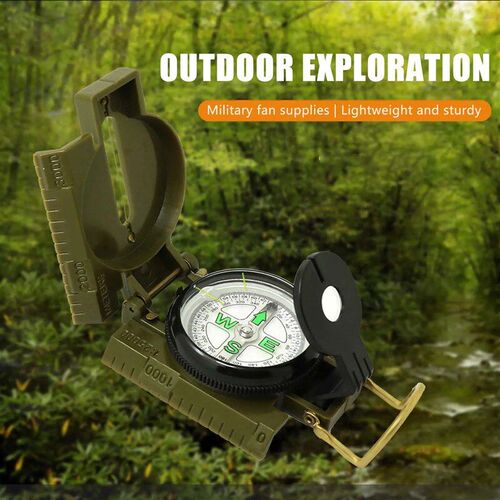 Multi-functional Portable Compass Phosphorescent Lensatic Co