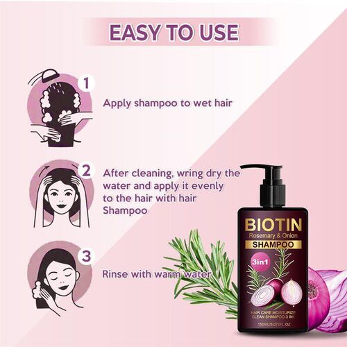 biotin shampoo rosemary onion shampoo