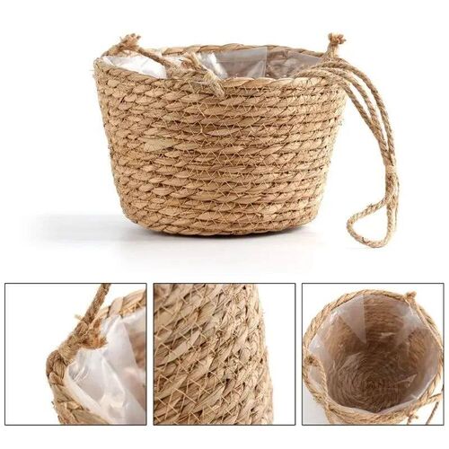 1 Set, Garden Hanging Planter Macrame Plant Storage Basket J