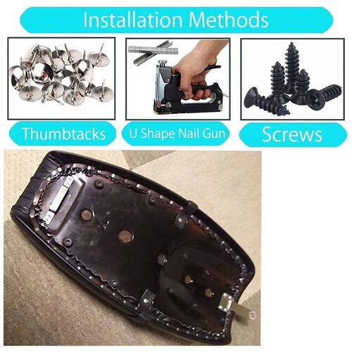 Motorcycle Leather Flexible Seat ver Electric Bike Waterproo