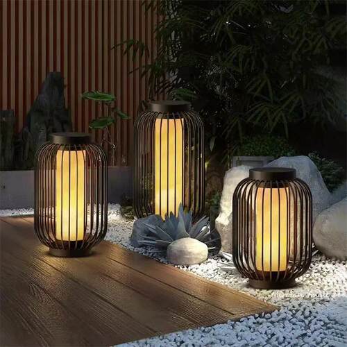 KERWIN Outdoor Modern Lawn Lamp Dolomite LED Vintage Lightin