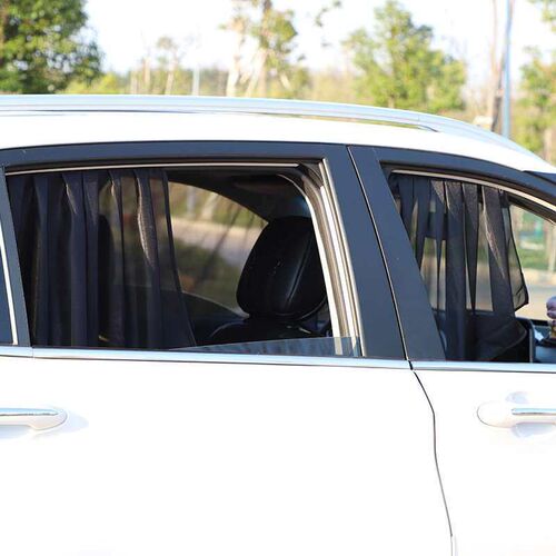 Car mesh magnet curtain sunshade window magnetic suction car