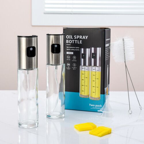 304 Stainless Steel Oil Spray Can 2 Gift Boxes Spray Press T
