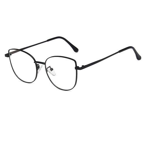 New Fashion Vintage Cat Eye Metal Eyeglass Frame Anti Comput
