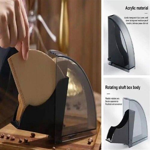 Acrylic Coffee Filter Paper Box Dust-proof for V01 Coffee