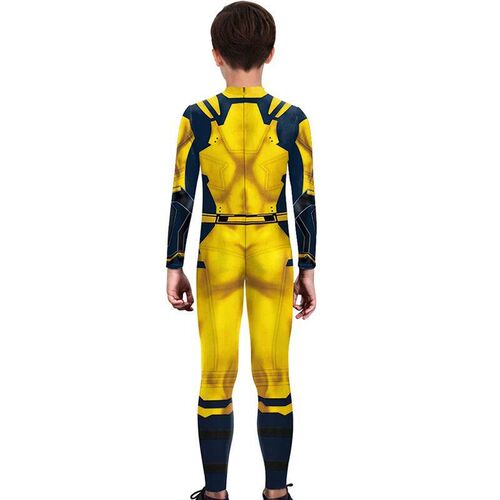 Deadpool Wolverine Cosplay Costume Girls Boys Jumpsuit Hallo