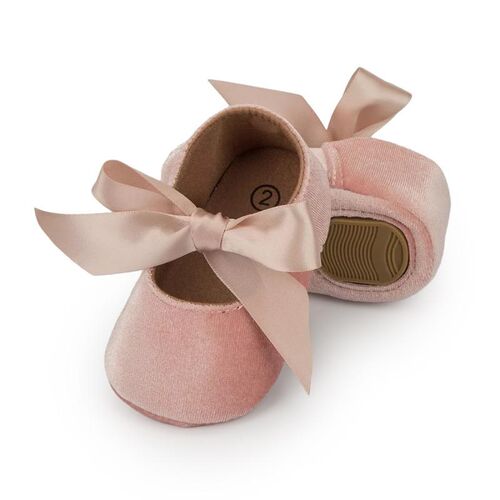Baby Girl Princess Shoes Toddler Non-slip Flat Soft-sole Cot